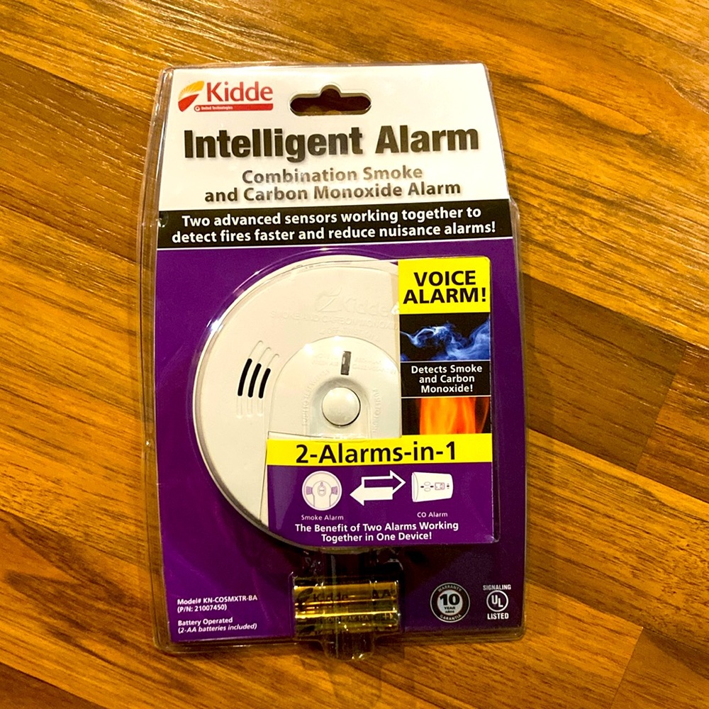 🆕 KIDDE: Intelligent Alarm Combination Smoke & Carbon Monixide Alarm Detector